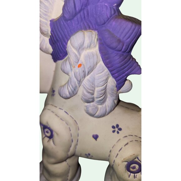 Vintage 1980s My Pretty Pony Figure With Purple Hair Handpainted - Picture 5 of 11